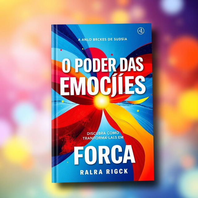 A captivating book cover featuring the title "O Poder das Emoções: Descubra Como Transformá-las em Força"