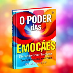 A captivating book cover featuring the title "O Poder das Emoções: Descubra Como Transformá-las em Força"