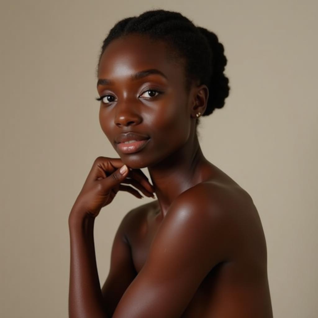 Nude Portrait Of A Kenyan Woman Celebrating Natural Beauty