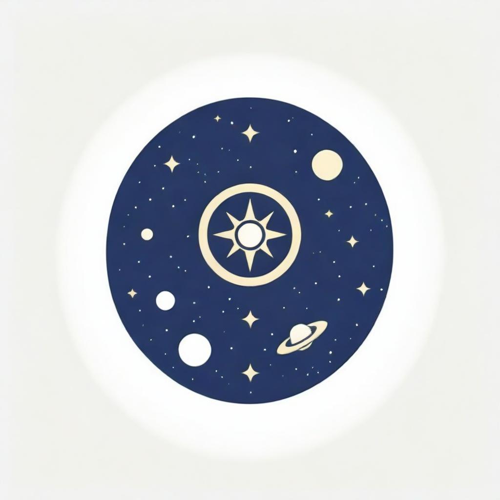 A logo design featuring the word 'гороскЁПТ', with elements of astrology such as stars and zodiac symbols incorporated into the lettering.