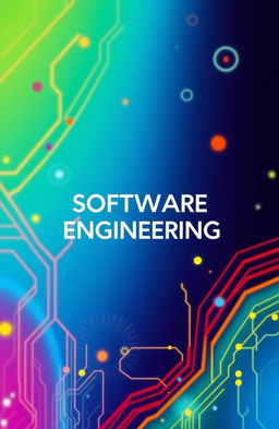 A vibrant and eye-catching cover picture design for a newly established software engineering department