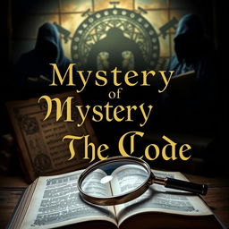 A captivating and mysterious novel cover for "Mystery of The Code