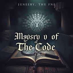 A captivating and mysterious novel cover for "Mystery of The Code