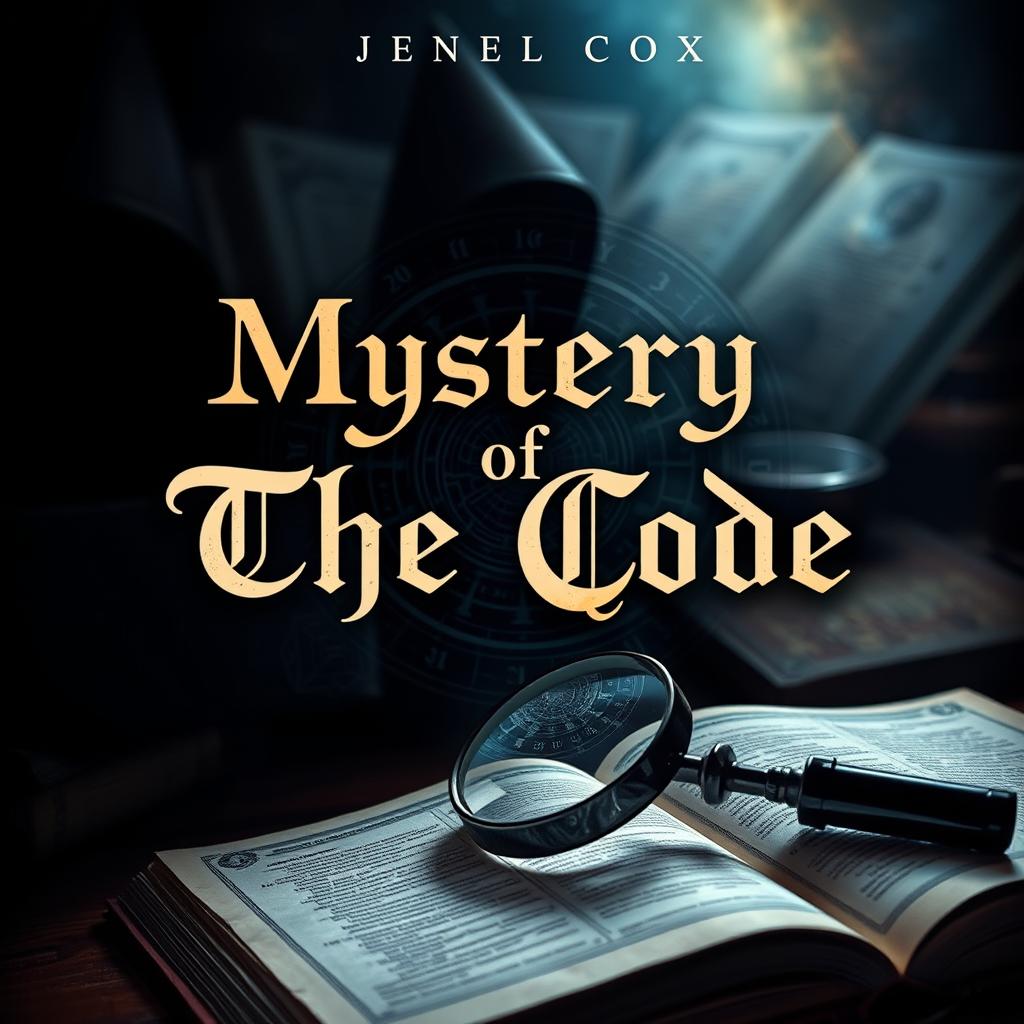 A captivating and mysterious novel cover for "Mystery of The Code