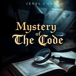 A captivating and mysterious novel cover for "Mystery of The Code