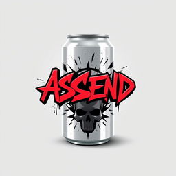 A 2D design of a soda can showcasing distinctive graffiti elements