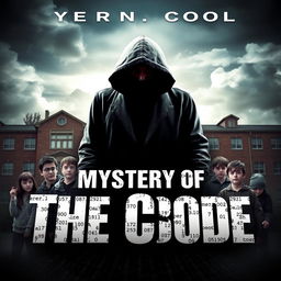 A thrilling and suspenseful novel cover for "Mystery of The Code