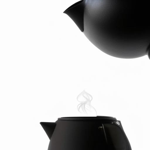 A detailed image of a pot metaphorically pointing at a kettle, insinuating it is black in a symbolic scenario.