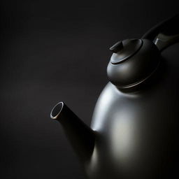 A detailed image of a pot metaphorically pointing at a kettle, insinuating it is black in a symbolic scenario.