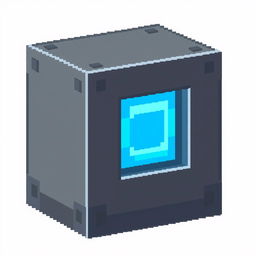 Minecraft-style pixel art of a small reactor, 32x32 pixels