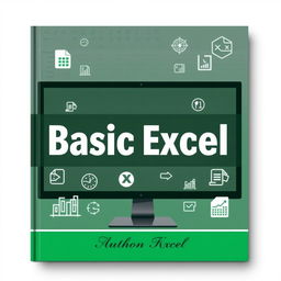 Cover design for a book titled "Basic Excel"