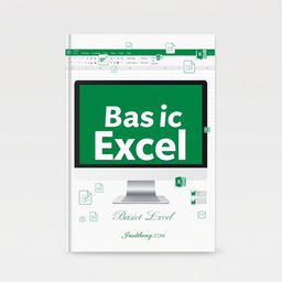 Cover design for a book titled "Basic Excel"