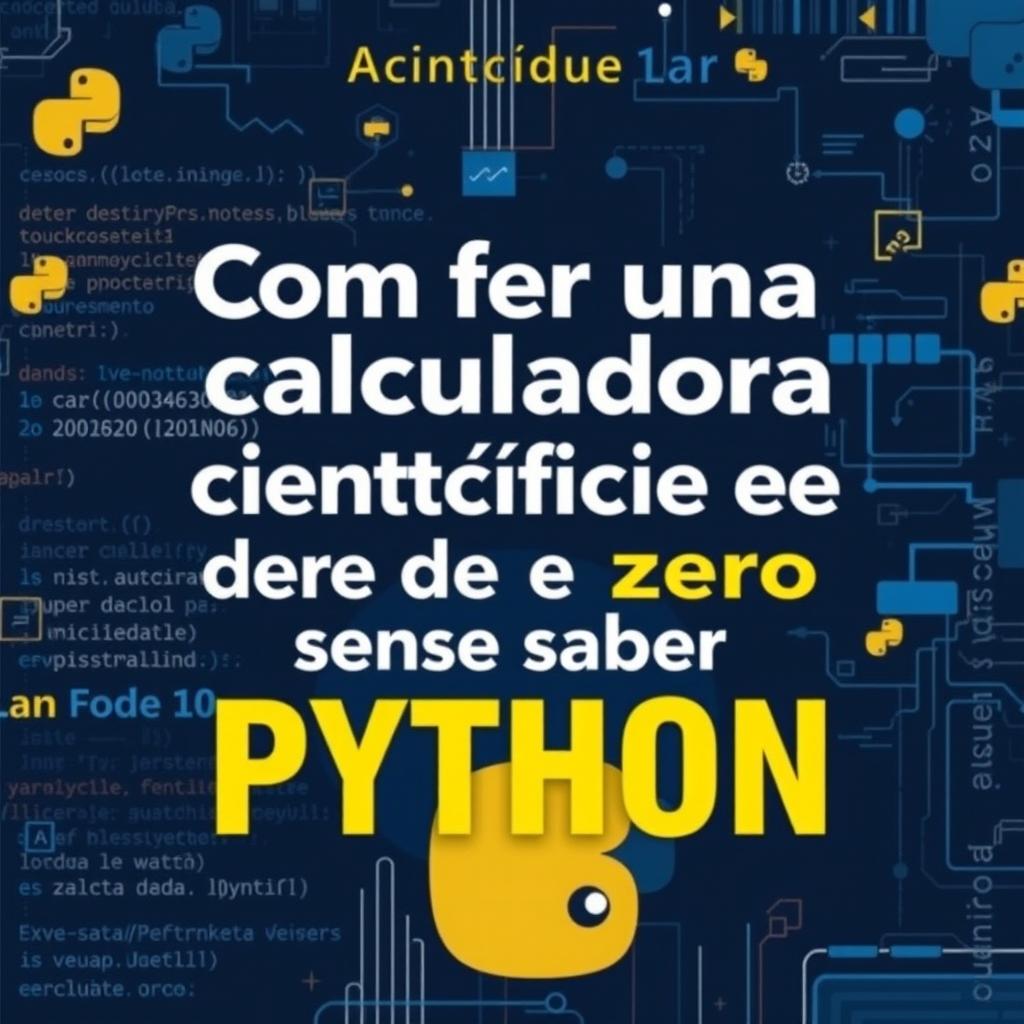 A book cover with a background related to programming and Python code