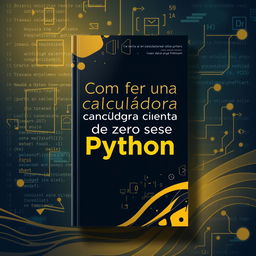 A book cover with a background that embodies programming and coding themes