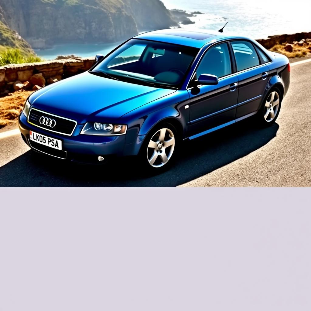 A stunning Ocean blue Audi A4 1