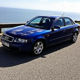 A stunning Ocean blue Audi A4 1