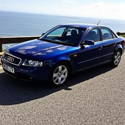 A stunning Ocean blue Audi A4 1