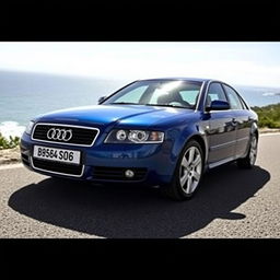 A stunning Ocean blue Audi A4 1