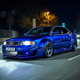 Deep blue 2001 Audi A4 1