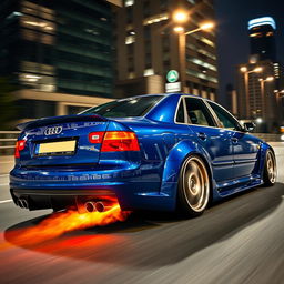 Deep blue 2001 Audi A4 1