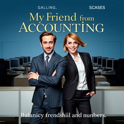 Poster for the movie titled "My Friend from Accounting" starring Ryan Gosling and Emma Stone