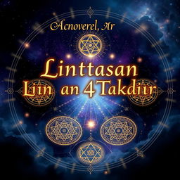 Cover art for a novel titled "Lintasan 4 Takdir"