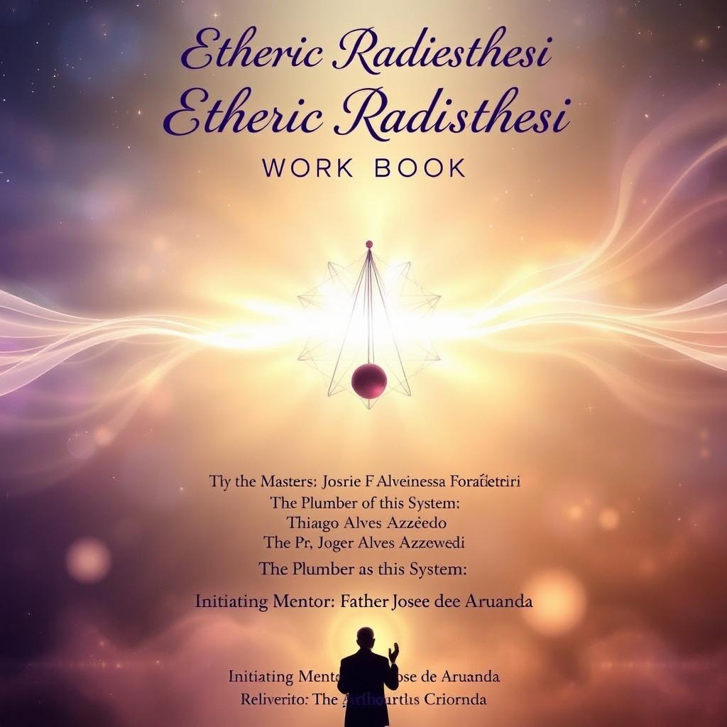 A mystical and enchanting workbook cover for Etheric Radiesthesi