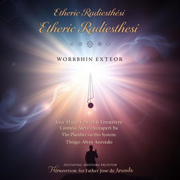 A mystical and enchanting workbook cover for Etheric Radiesthesi