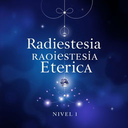 Cover of a booklet titled 'Radiestesia Etérica Nivel 1'