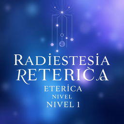 Cover of a booklet titled 'Radiestesia Etérica Nivel 1'