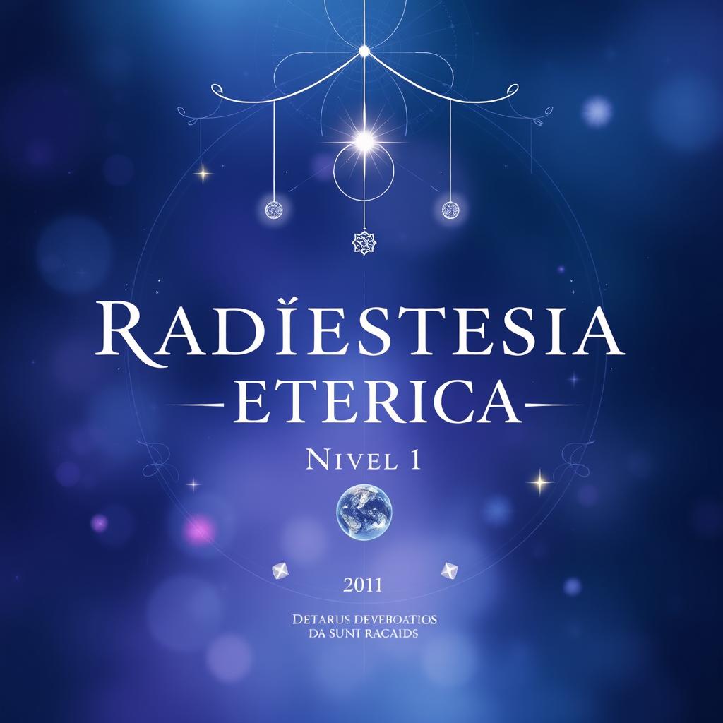 Cover of a booklet titled 'Radiestesia Etérica Nivel 1'