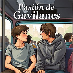 A captivating book cover for a novel titled "Pasión de Gavilanes"