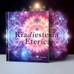 Create a captivating cover illustration for a booklet titled "Radiestesia Etérica Nivel 1"