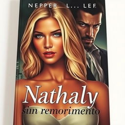 A captivating book cover for the novel titled "Nathaly sin remordimiento"