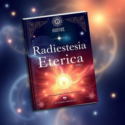 Illustrate an intriguing cover for a booklet titled "Radiestesia Etérica Nivel 1"