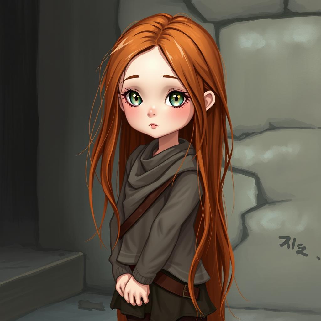 Elara appears as a small, unassuming girl depicted in DnD character art style