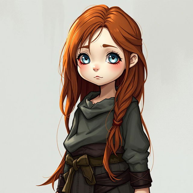 Elara appears as a small, unassuming girl depicted in DnD character art style