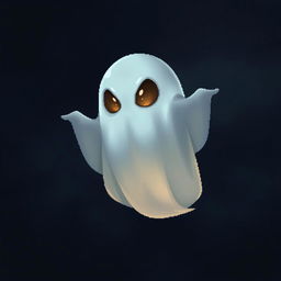 A distinctive ghost rendered in 32-bit digital art style within a 64x64 pixel format