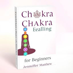 Design a book cover for "Chakra Healing for Beginners" by Jennifer Matthews