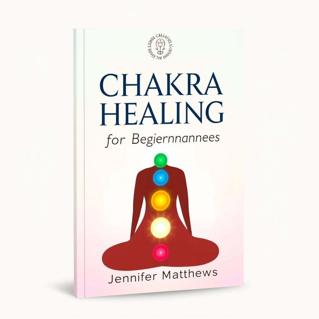 Design a book cover for "Chakra Healing for Beginners" by Jennifer Matthews