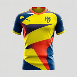 A modern and stylish football jersey featuring innovative design elements