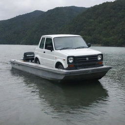 Suzuki combined with boat 