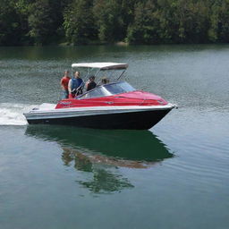 Suzuki combined with boat 