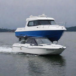 Boat combined with Isuzu