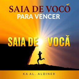 An inspiring cover for the book titled "SAIA DE VOCÊ PARA VENCER