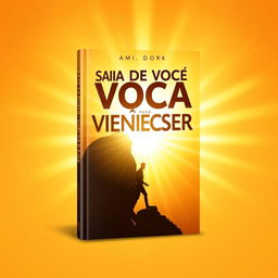 An inspiring cover for the book titled "SAIA DE VOCÊ PARA VENCER