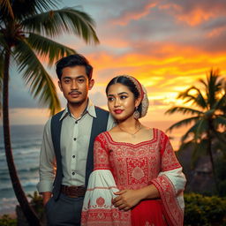 A forbidden love between a traditional Acehnese woman and a Dutch man, set in a lush, tropical Aceh landscape