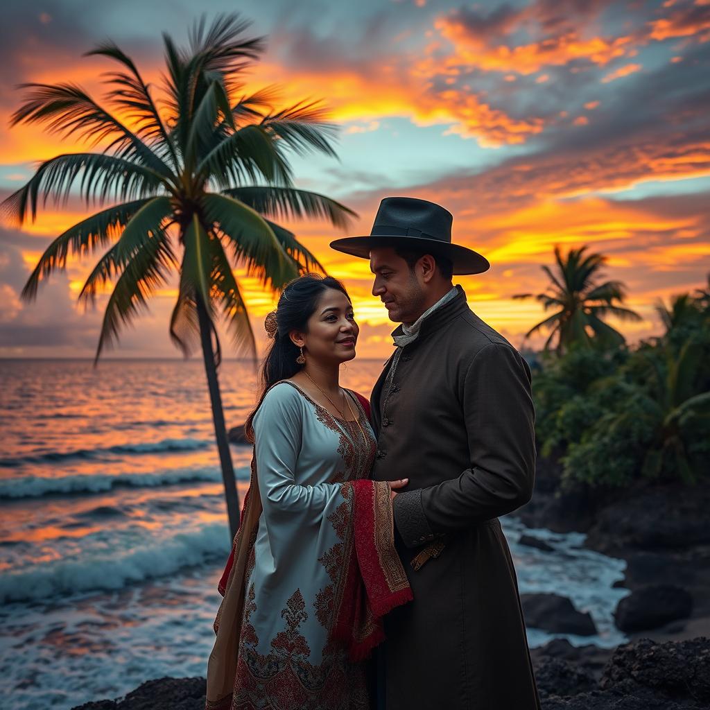 A forbidden love between an Acehnese woman and a Dutch man, set against the backdrop of lush Aceh landscapes