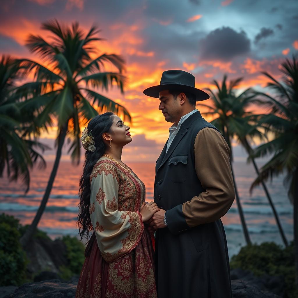 A forbidden love between an Acehnese woman and a Dutch man, set against the backdrop of lush Aceh landscapes