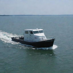 Boat combined with Freightliner